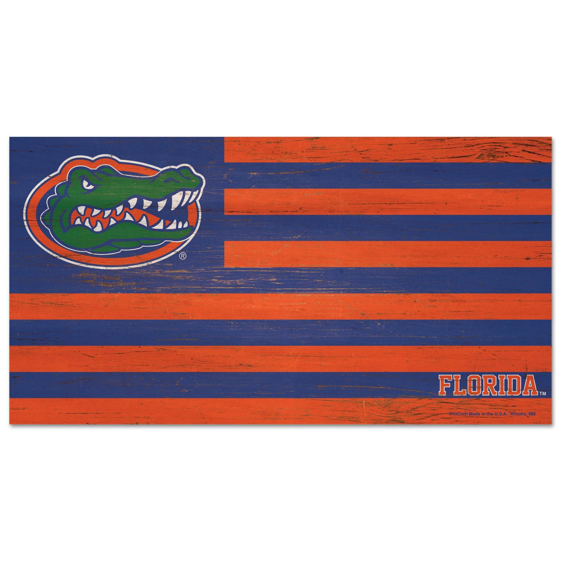 Florida Gators Wood Sign Flag 9x17 Wall Decor Gift Idea - ToylandEU