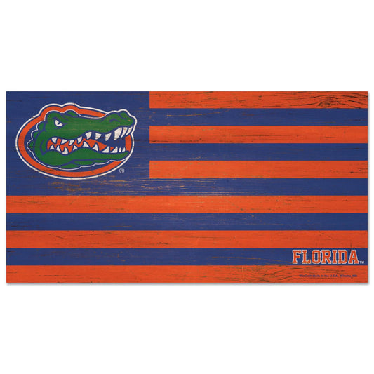 Florida Gators Wood Sign Flag 9x17 Wall Decor Gift Idea - ToylandEU
