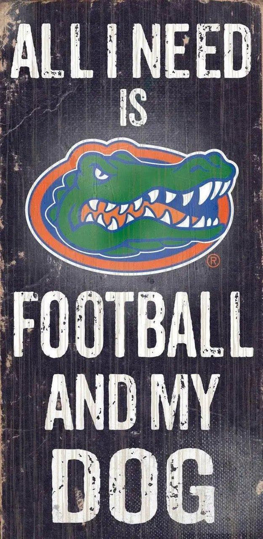  Florida Gators Wood Sign Football And Dog 6x12 Inches -  ToylandEU™