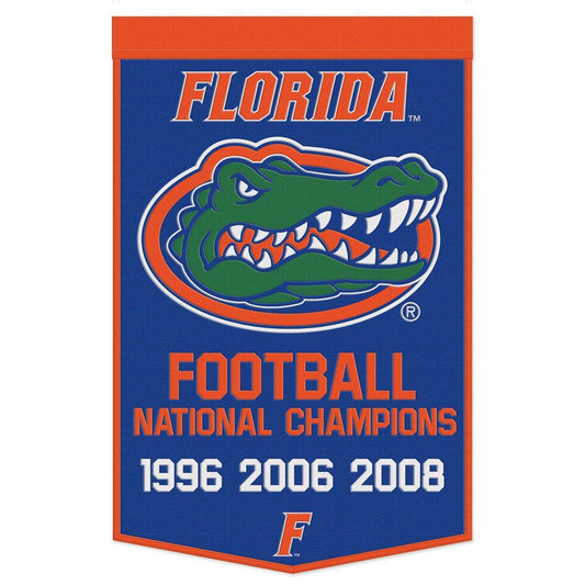 Florida Gators Wool Banner 24x38 Dynasty Champ Football - ToylandEU