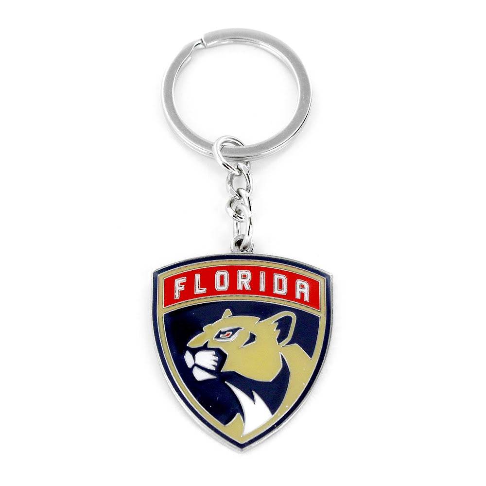 Florida Panthers Logo Keychain With Detachable Split Ring - ToylandEU