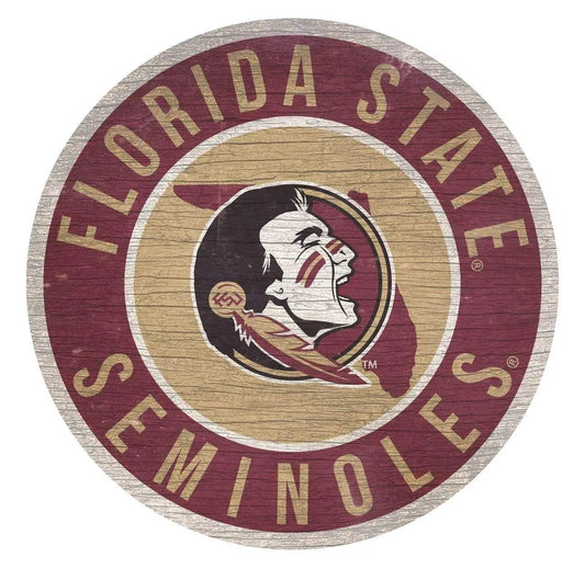  Florida State Seminoles 12 Inch Round Sign With Bracket -  ToylandEU™