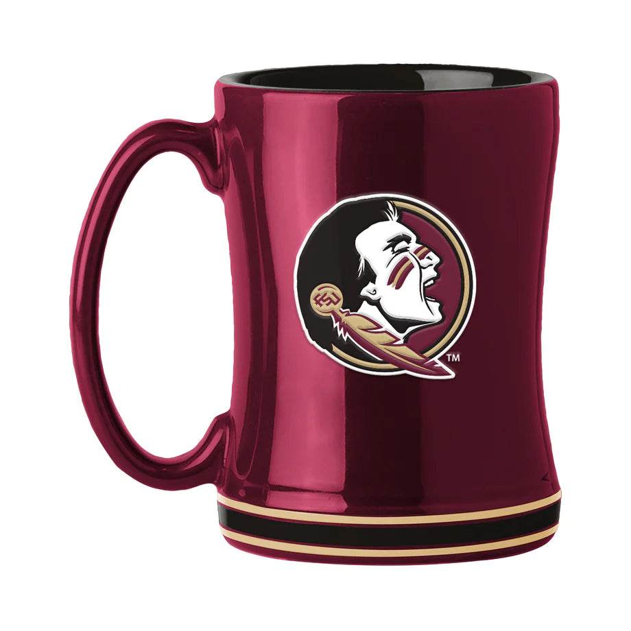 Florida State Seminoles 14oz Sculpted Relief Team Color Mug - ToylandEU