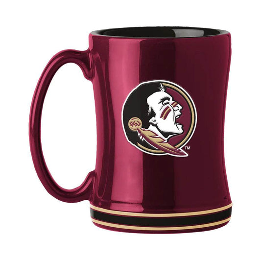 Florida State Seminoles 14oz Sculpted Relief Team Color Mug - ToylandEU