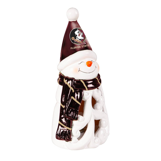 Florida State Seminoles 8 Inch LED Snowman Statue Decor - ToylandEU