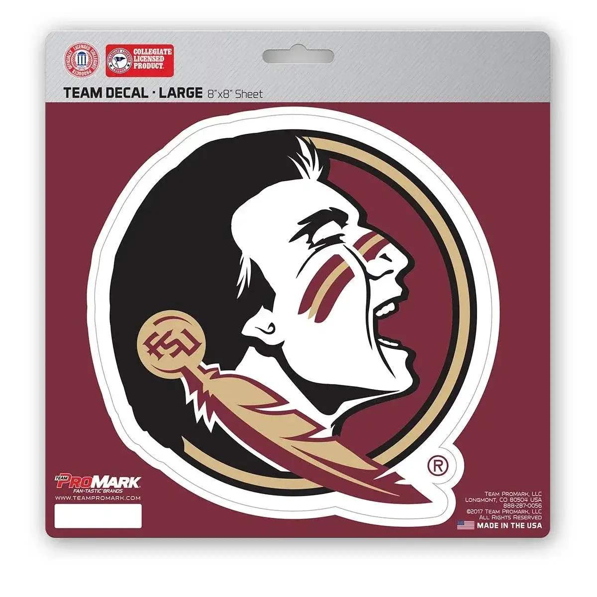  Florida State Seminoles 8x8 Die Cut Decal UV Laminated -  ToylandEU™