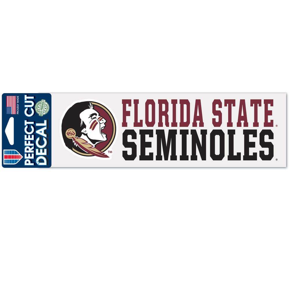 Florida State Seminoles Decal 3x10 Cut Wordmark Color - ToylandEU