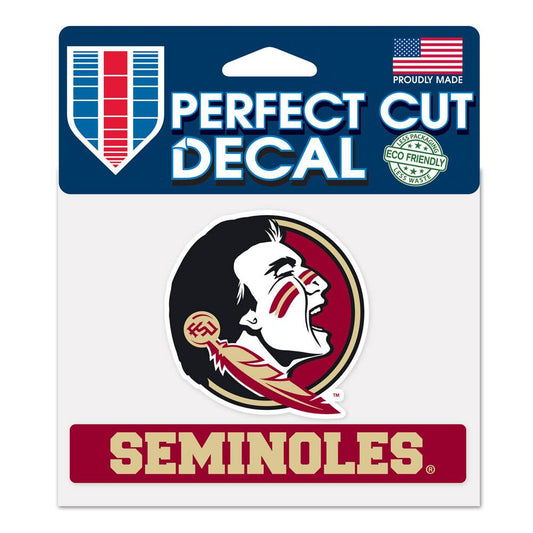 Florida State Seminoles Decal 4.5x5.75 Perfect Cut Color - ToylandEU