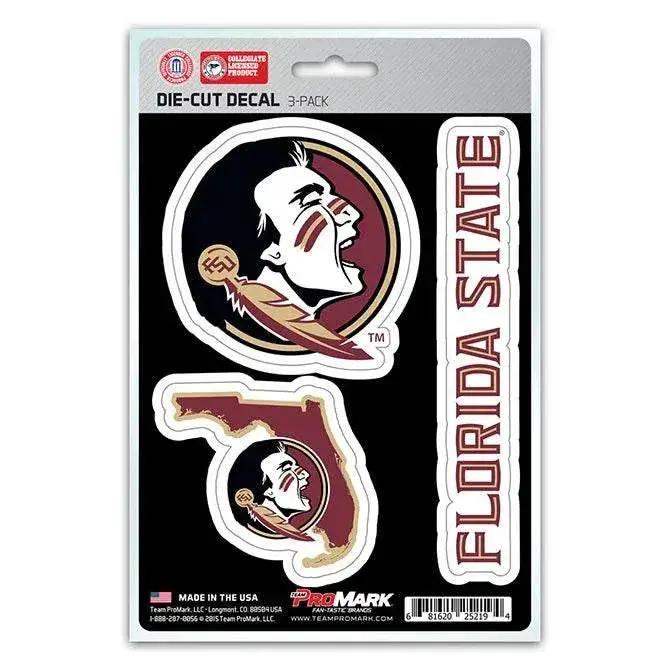  Florida State Seminoles Decal Die Cut Team 3 Pack Bundle -  ToylandEU™