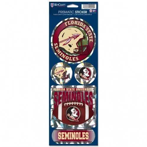  Florida State Seminoles Die Cut Prismatic Decal Sheet -  ToylandEU™