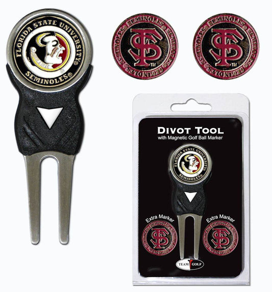 Florida State Seminoles Golf Divot Tool With 3 Markers - ToylandEU