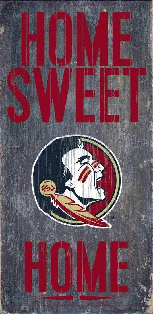  Florida State Seminoles Home Sweet Home Wood Sign 6x12 -  ToylandEU™