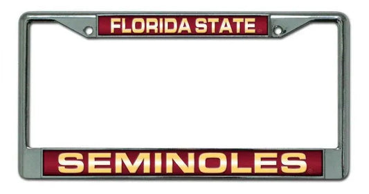  Florida State Seminoles License Plate Frame Lasercut Chrome -  ToylandEU™