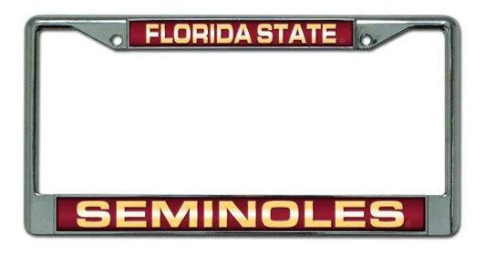  Florida State Seminoles License Plate Frame Lasercut Chrome -  ToylandEU™