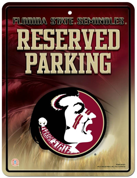 Florida State Seminoles Metal Parking Sign Special Order - ToylandEU