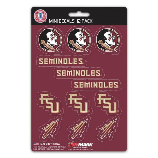  Florida State Seminoles Mini Decal Set 12 Pack Vinyl -  ToylandEU™