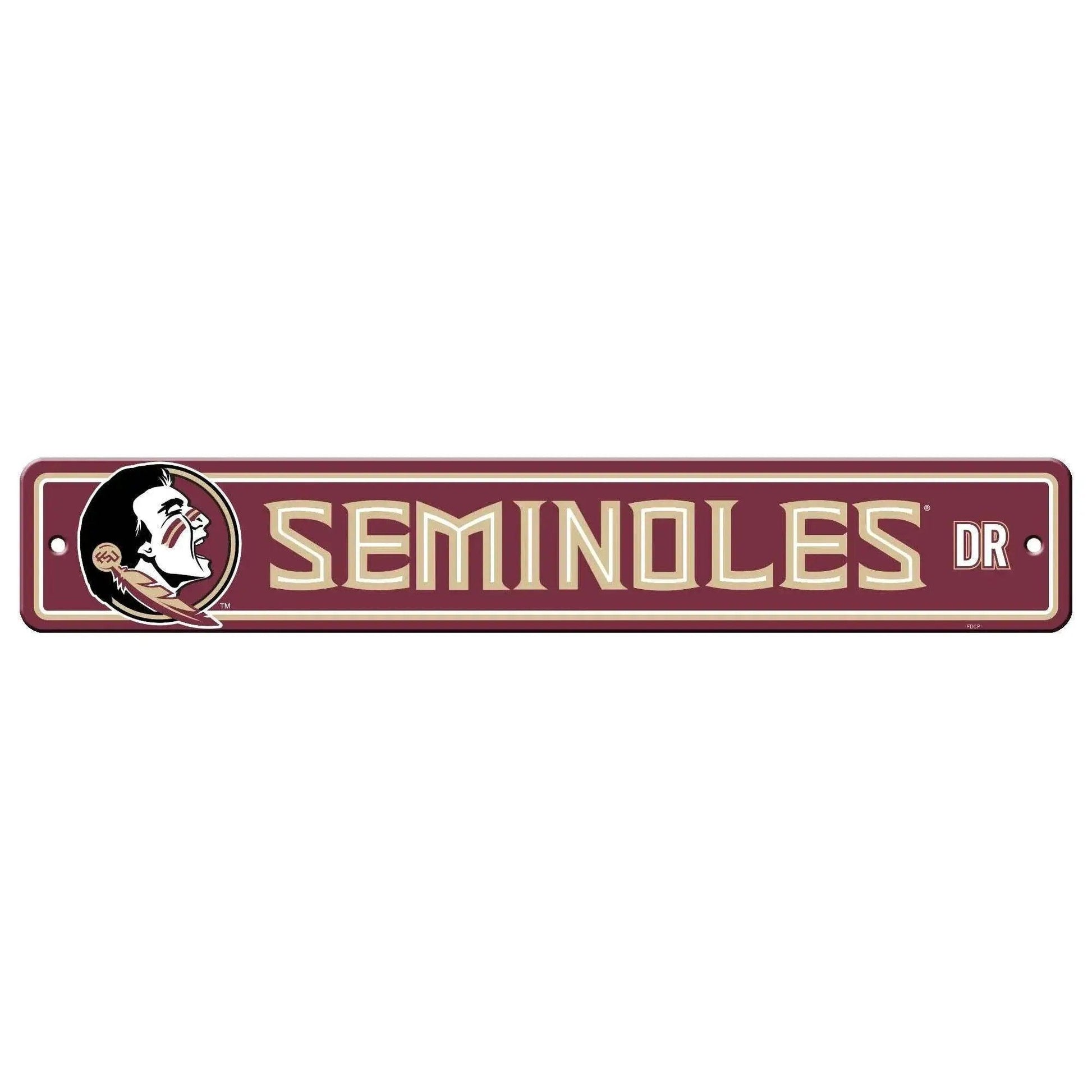  Florida State Seminoles Sign 4x24 Plastic Street Style CO -  ToylandEU™
