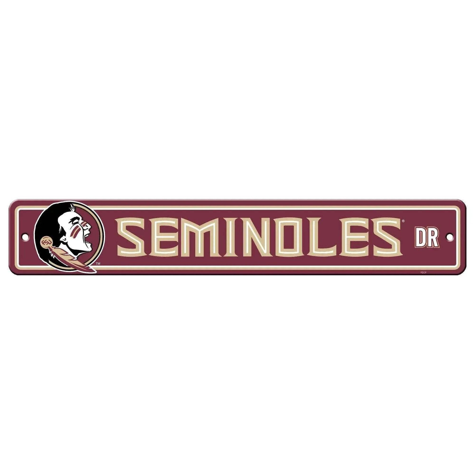  Florida State Seminoles Sign 4x24 Plastic Street Style CO -  ToylandEU™