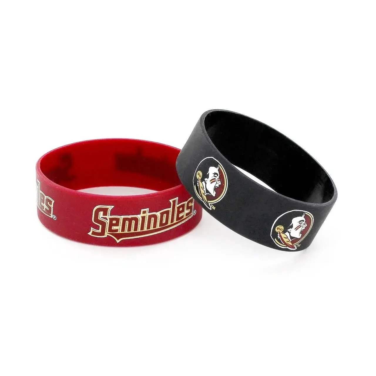 Florida State Seminoles Silicone Rubber Bracelets 2 Pack - ToylandEU