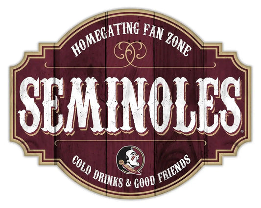 Florida State Seminoles Wood Sign 12 Inch Homegating Tavern -  ToylandEU™