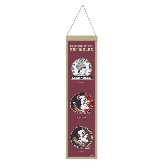  Florida State Seminoles Wool Banner 8x32 Heritage Evolution -  ToylandEU™