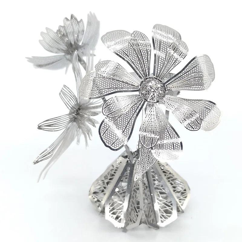  Flower Arrangement 3D Metal | DIY Kit | Toylandeu™ 