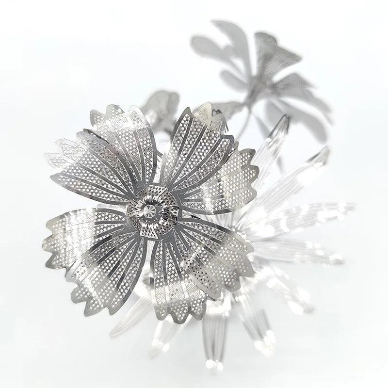  Flower Arrangement 3D Metal | DIY Kit | Toylandeu™ 