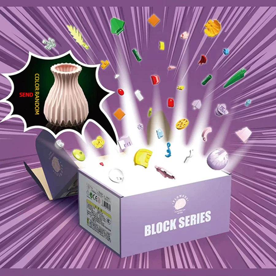 Flower Bouquet Building Blocks Eternal Flower Rose Sunflower Set - ToylandEU