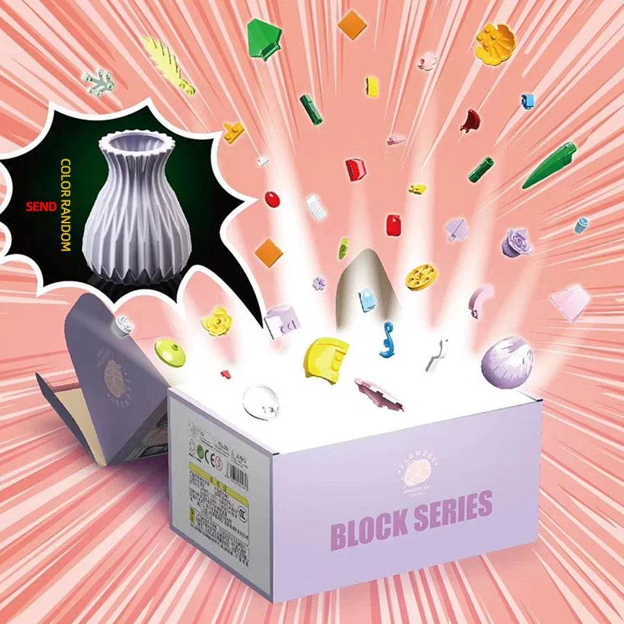 Flower Bouquet Building Blocks Eternal Flower Rose Sunflower Set - ToylandEU