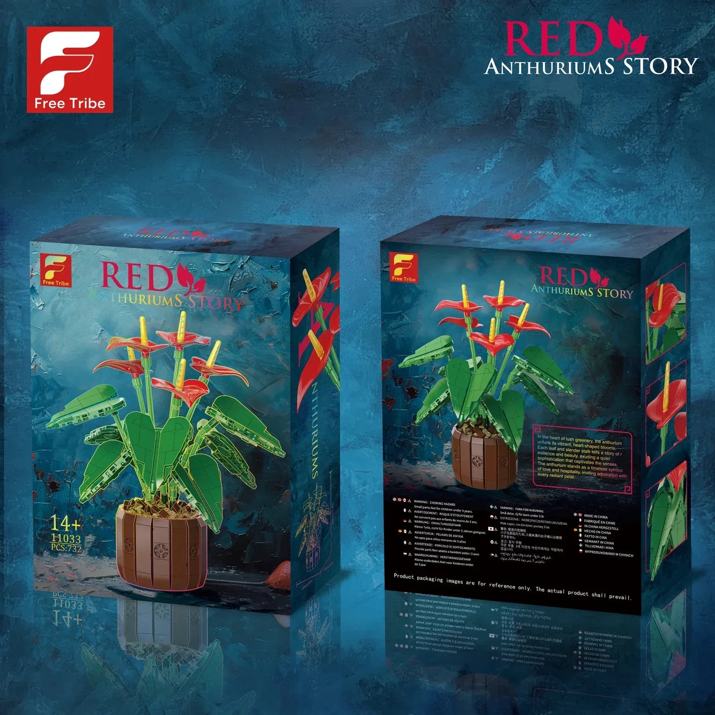 Flower Bouquet Building Blocks Kit DIY Puzzle Gift - ToylandEU