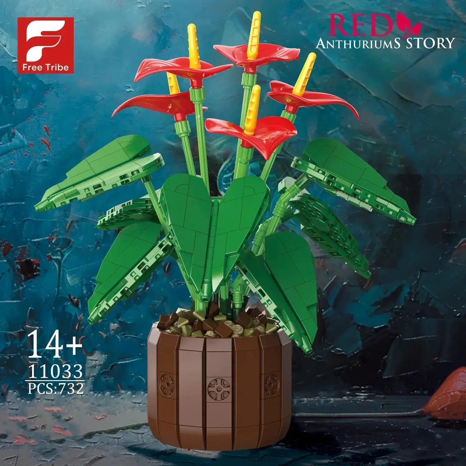  Flower Bouquet Building Blocks Kit Lego Compatible Gift -  ToylandEU™