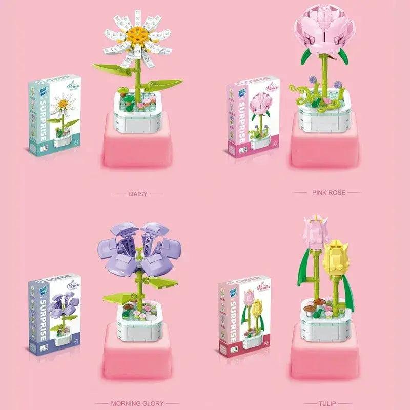  Flower Bouquet Building Blocks Set Sunflower Gift Idea -  ToylandEU™