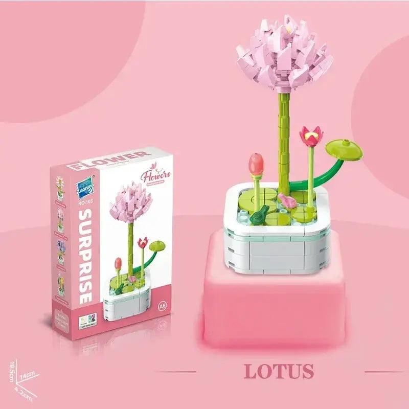  Flower Bouquet Building Blocks Set Sunflower Gift Idea -  ToylandEU™