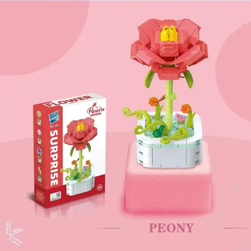  Flower Bouquet Building Blocks Set Sunflower Gift Idea -  ToylandEU™