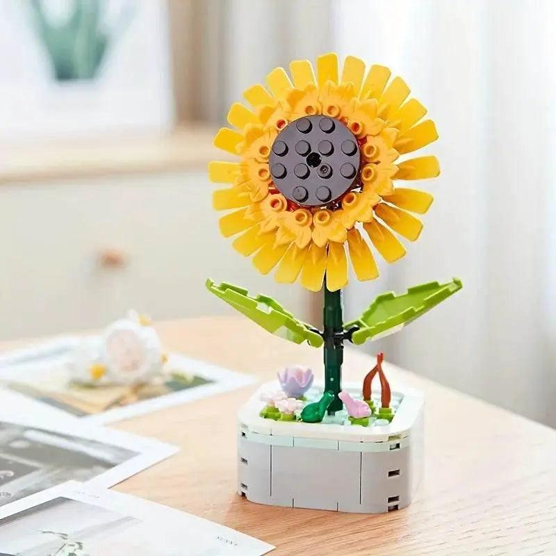  Bouquet Building Block Set Plant Potted Bricks Toys Girls Gifts -  ToylandEU™