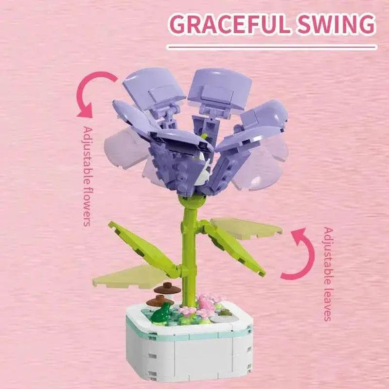  Bouquet Building Block Set Plant Potted Bricks Toys Girls Gifts -  ToylandEU™