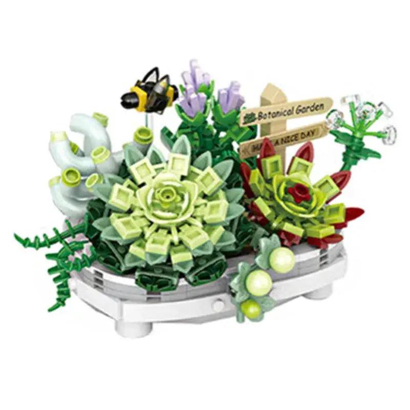  Flower Building Blocks Bouquet Set Birthday Gift Ready -  ToylandEU™