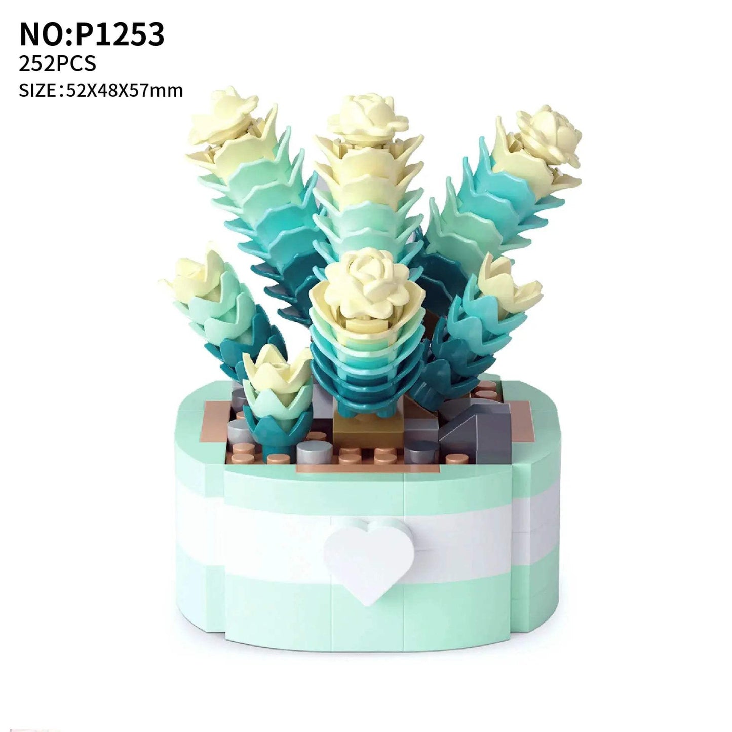 Flowers Bricks Bouquet Building Blocks Toys for Birthday Gift Room Decor Botanical Set Valentine's Day Rose Friends Kids Adults - ToylandEU