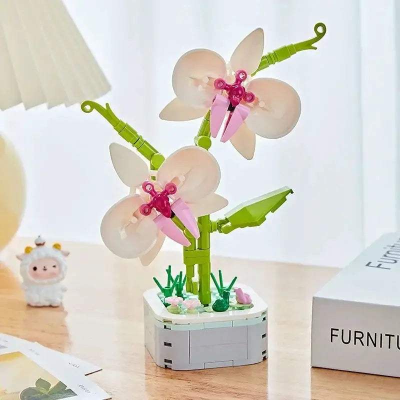Flowers Bricks Bouquet Building Blocks Toys for Birthday Gift Room Decor Botanical Set Valentine's Day Rose Friends Kids Adults - ToylandEU