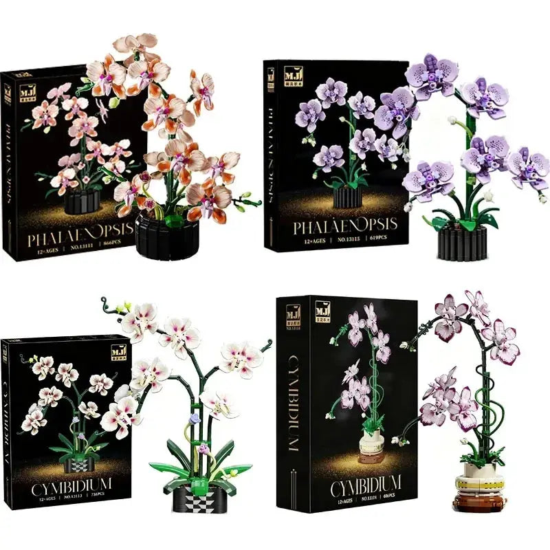 Flower Building Blocks Desk Decor Kit For DIY Plant Display - ToylandEU