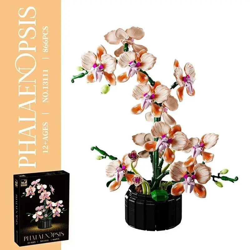Flower Building Blocks Desk Decor Kit For DIY Plant Display - ToylandEU