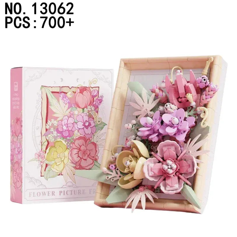 Flower Building Blocks Desk Decor Kit For DIY Plant Display - ToylandEU
