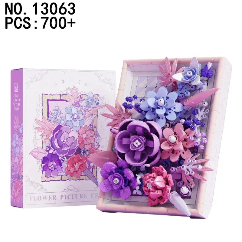 Flower Building Blocks Desk Decor Kit For DIY Plant Display - ToylandEU