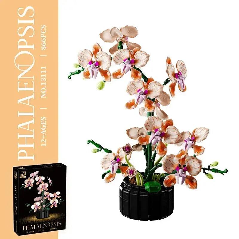  Flower Building Blocks Desk Decor Kit Pro Plant Display -  ToylandEU™