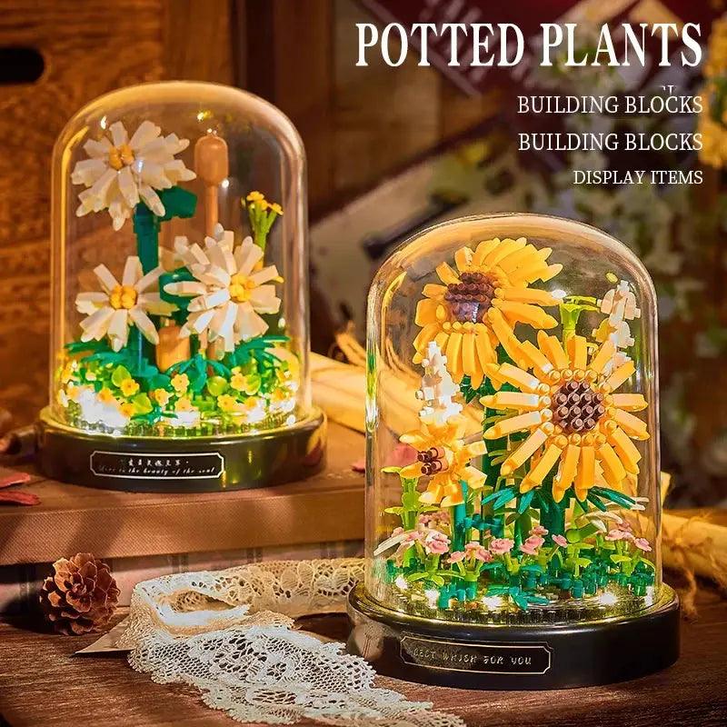  Flower Building Blocks Micro Mini Bricks Creative -  ToylandEU™