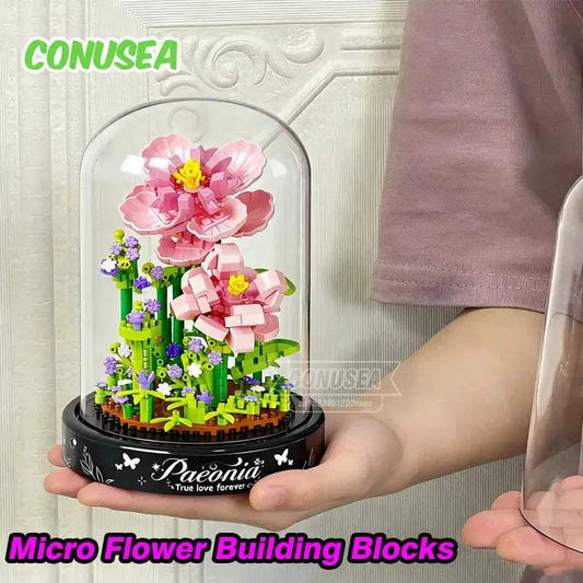  Flower Building Blocks Micro Mini Bricks Creative -  ToylandEU™