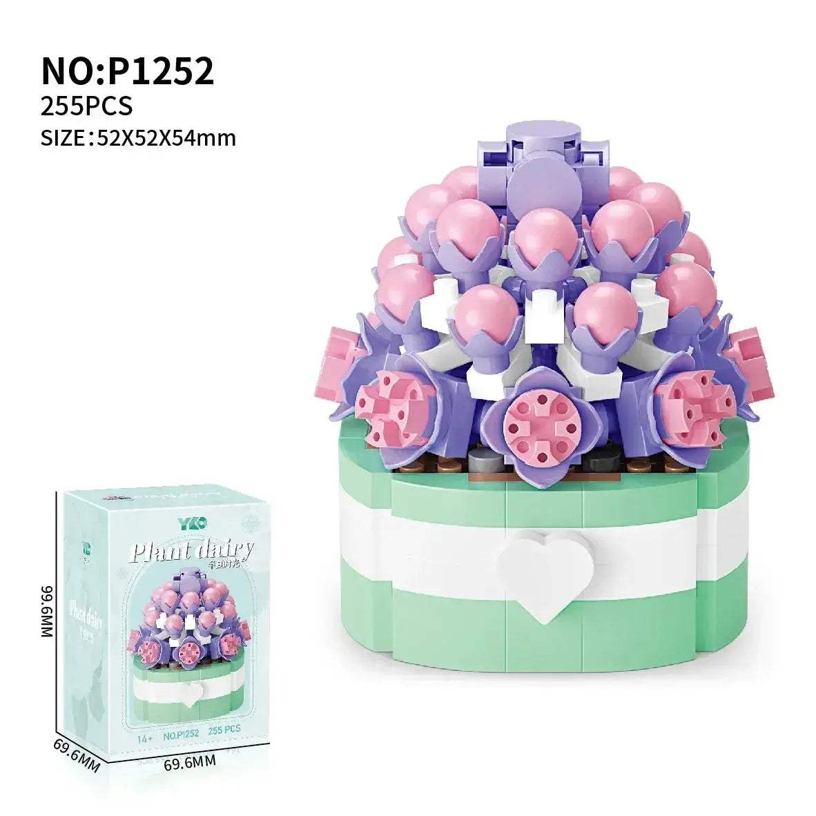 Flower Succulent Building Blocks Garden Kit for DIY Plants - ToylandEU