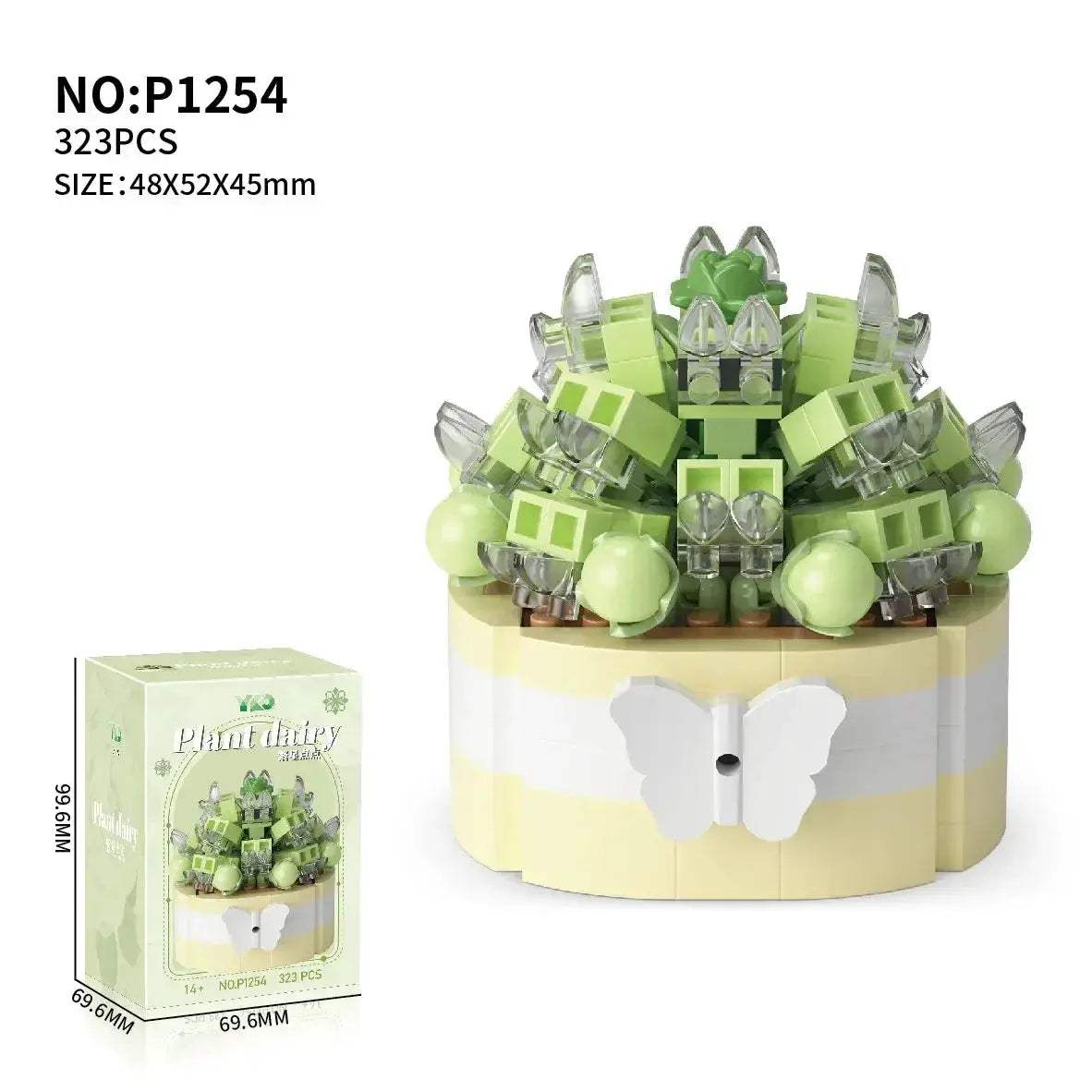 Flower Succulent Building Blocks Garden Kit for DIY Plants - ToylandEU
