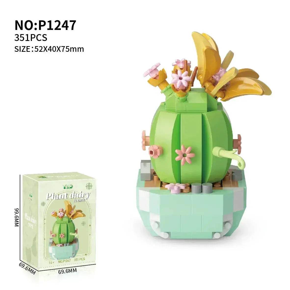 Flower Succulent Building Blocks Garden Kit for DIY Plants - ToylandEU