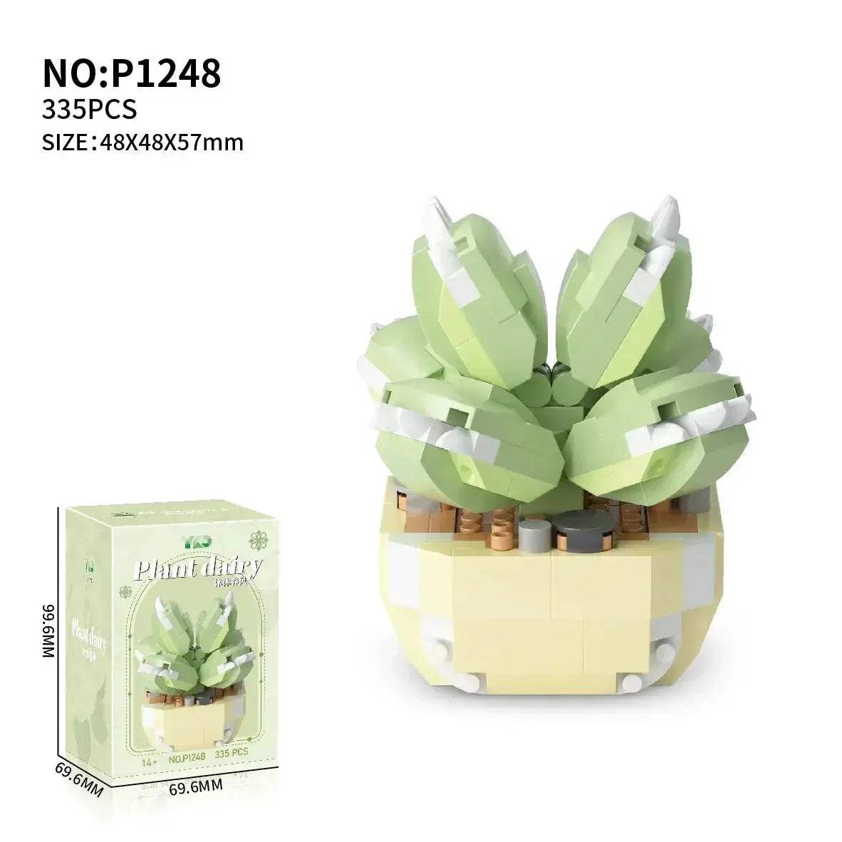 Flower Succulent Building Blocks Garden Kit for DIY Plants - ToylandEU